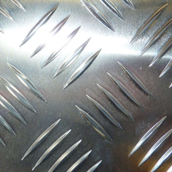 Plaque d'aluminium sur mesure brillant et antidérapant